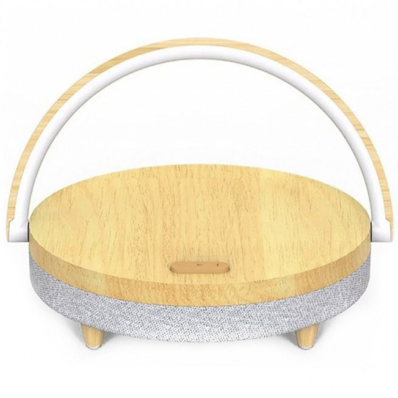 Умная колонка EZVALO Wireless Charger Music Lamp Wood (LYYD01)