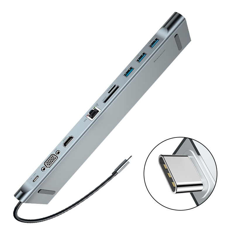 Многопортовый адаптер Baseus Enjoyment Series USB-C