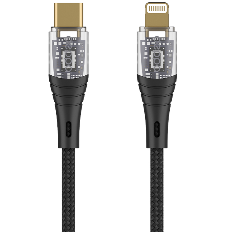 Кабель Deppa 72503, USB-C → Lightning, длина 1 м