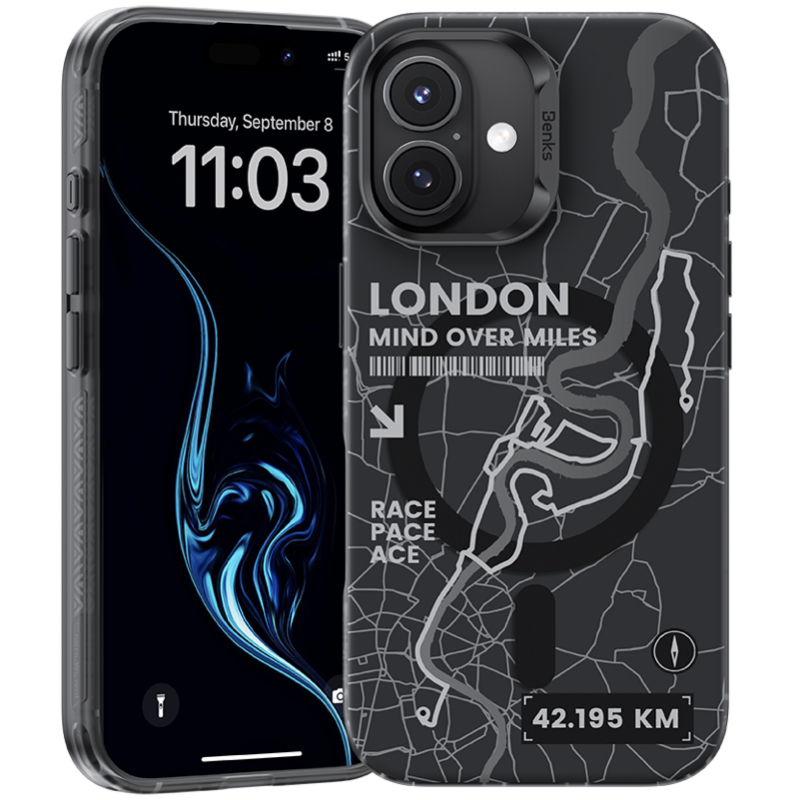 Чехол Benks MagClap City London для iPhone 16 Plus (MagSafe)