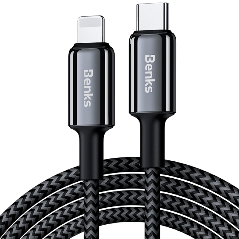 Кабель Benks D43, USB-C → Lightning, длина 2 м