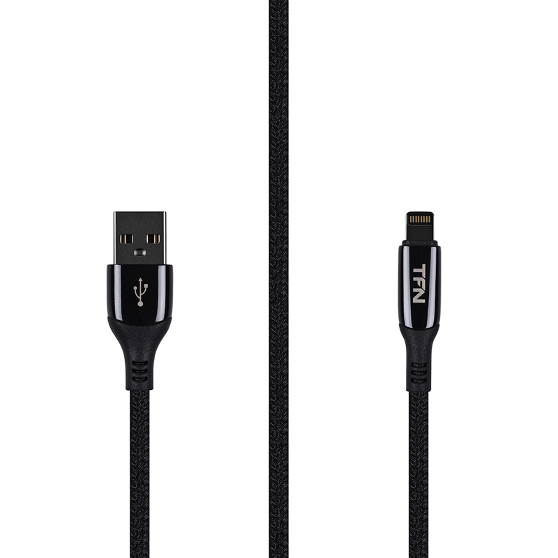 Кабель USB-A to Lightning TFN 1.2 м (Плетеный)