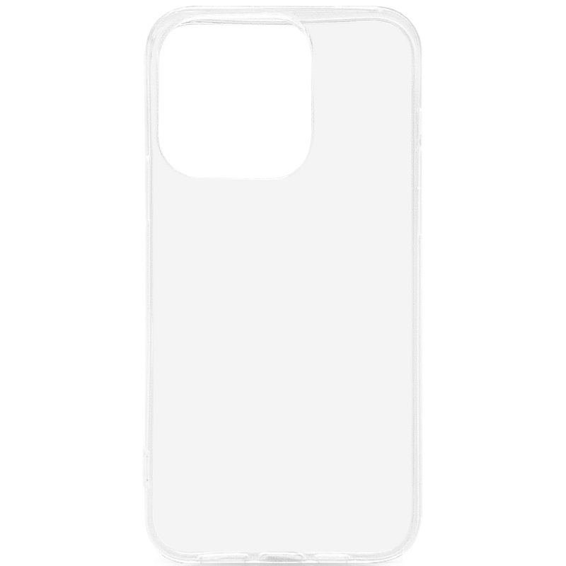 Чехол iPhone 14 Pro Накладка Силикон Прозрачный DF