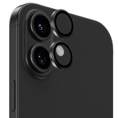 Защитное стекло Benks GlassWarrior на камеру для iPhone 16, 16 Plus, 17, Металлический ободок