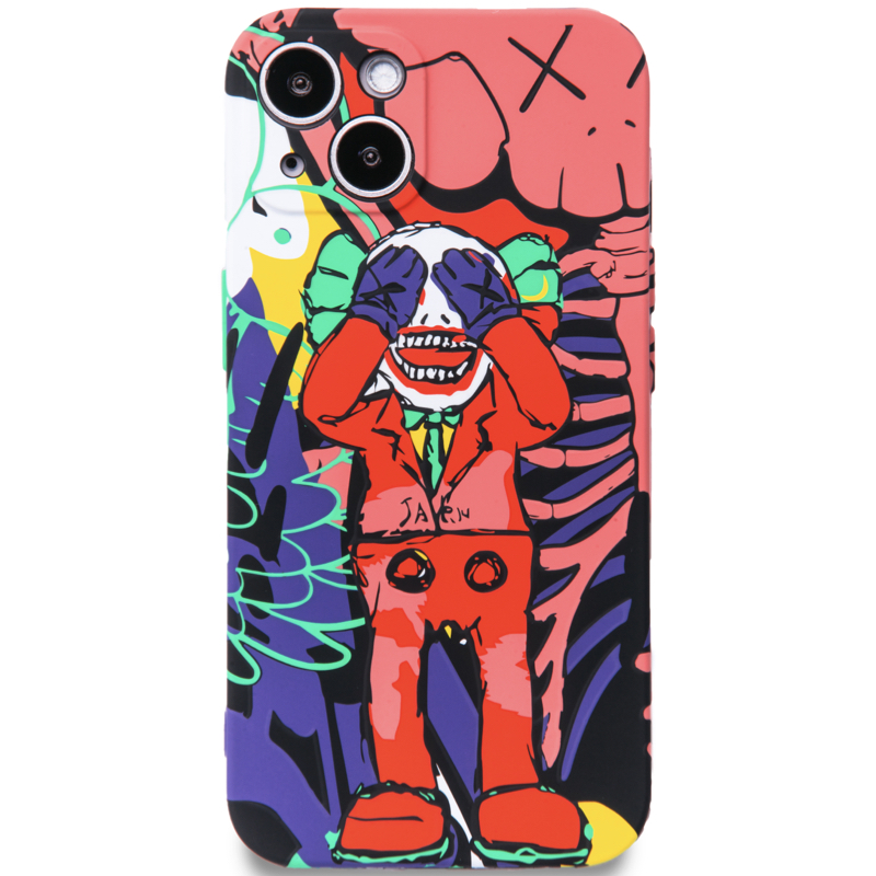 Чехол iPhone 13 Накладка Силикон Luxo Kaws series