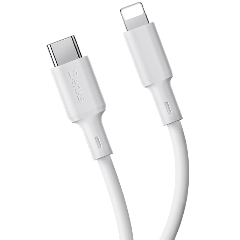 Кабель Benks D45, USB-C → Lightning, длина 1.2 м