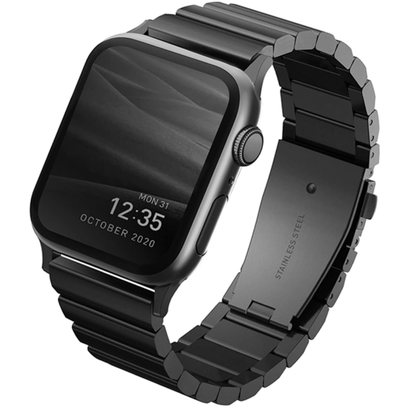 Браслет стальной Uniq Strova для Apple Watch 42, 44, 45mm