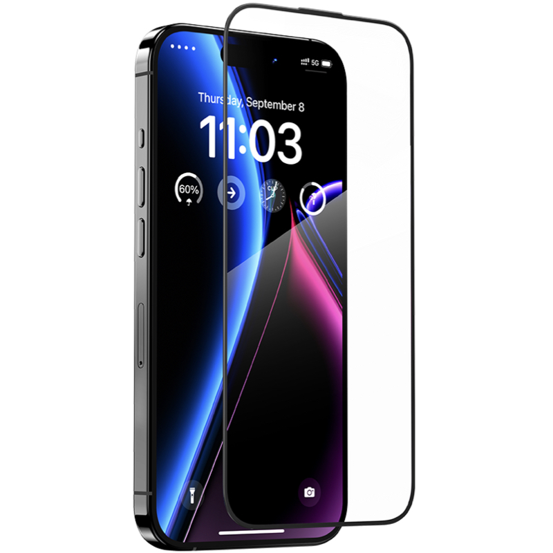 Защитное стекло Benks GlassWarrior для iPhone 15 Pro Сапфировое