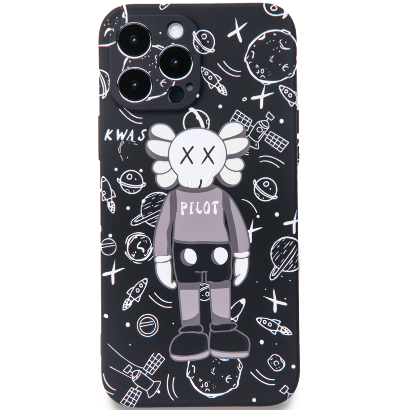Чехол iPhone 13 Pro Накладка Силикон Luxo Kaws series