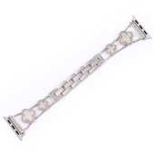 Браслет стальной Metal + Diamond Strap для Apple Watch 38, 45, 49mm