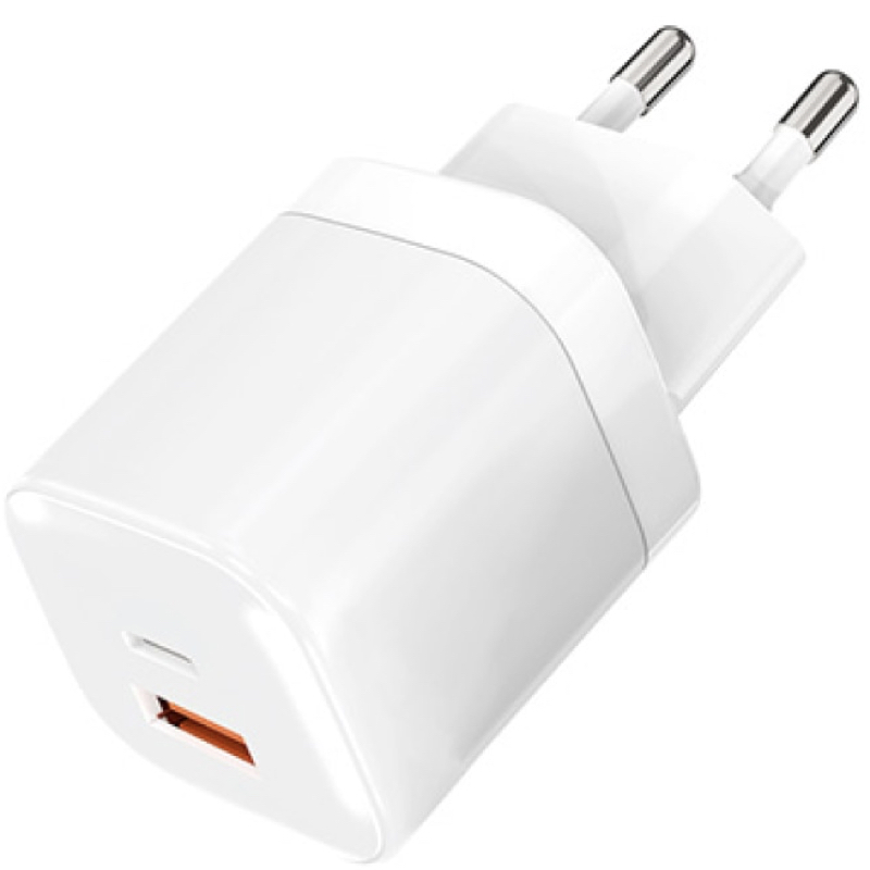 Сетевое ЗУ TFN USB-C + USB-A  20 ватт