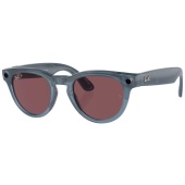 Умные очки Ray-Ban Headliner, синяя оправа, Поляризационные: Красные линзы