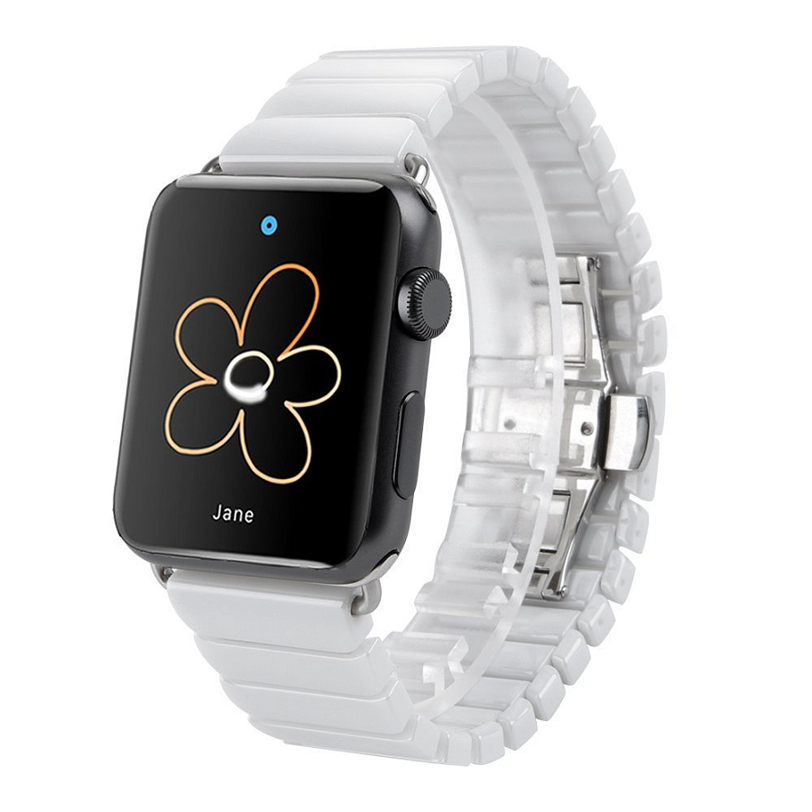 Браслет керамический Ceramics для Apple Watch 42, 44, 45, 49mm