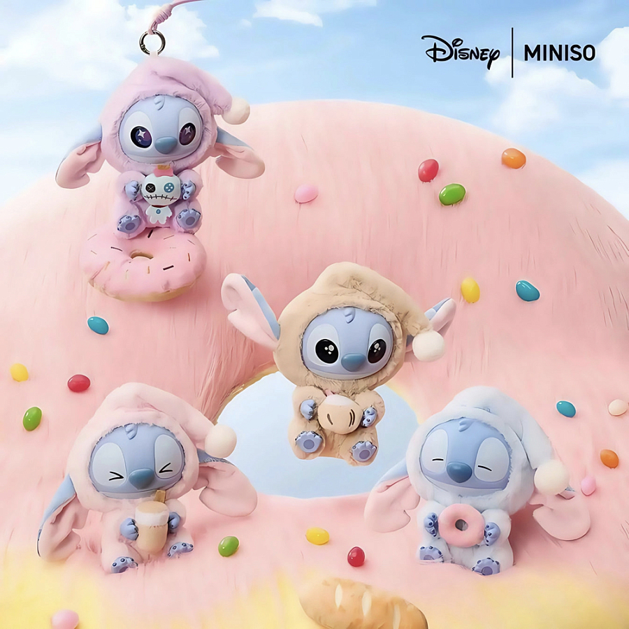 Игрушка MINISO Stitch Eat Something Before Sleep (Оригинал)