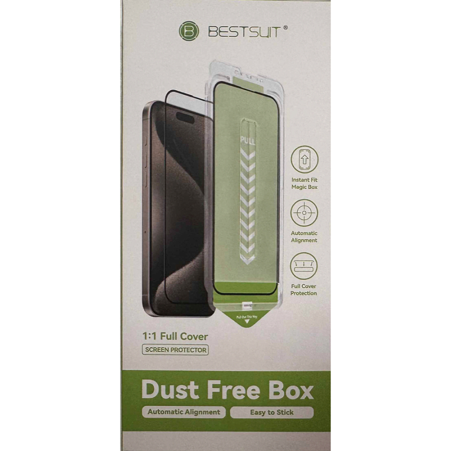 Защитное стекло BESTSUIT для iPhone 15 Pro Max Глянцевое