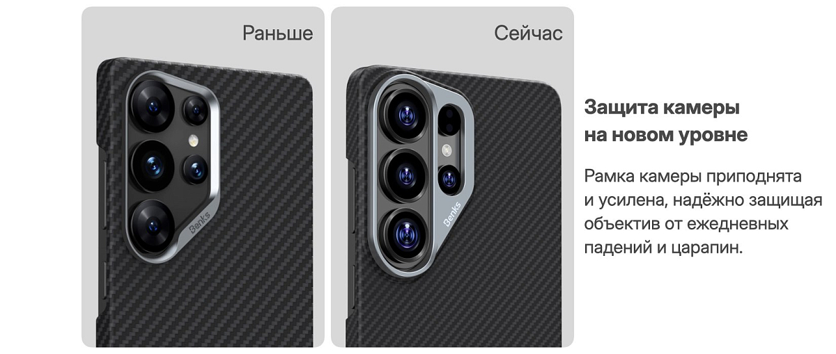 Кевларовый чехол Benks ArmorAir для Samsung S26 (MagSafe)